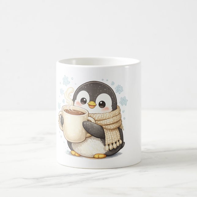 Morgonkaffe Pingvin Kaffemugg (Center)