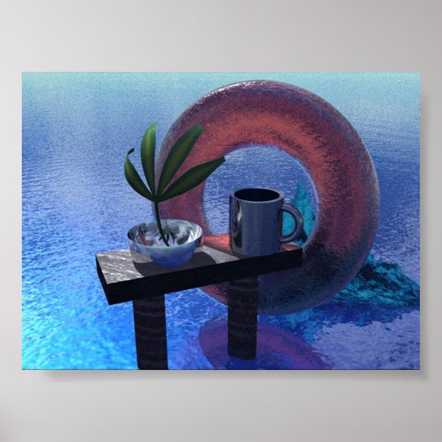 Morgonkaffe Poster (Framsidan)