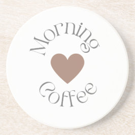 Morgonkaffe, presentidé för kaffebönor älskare underlägg