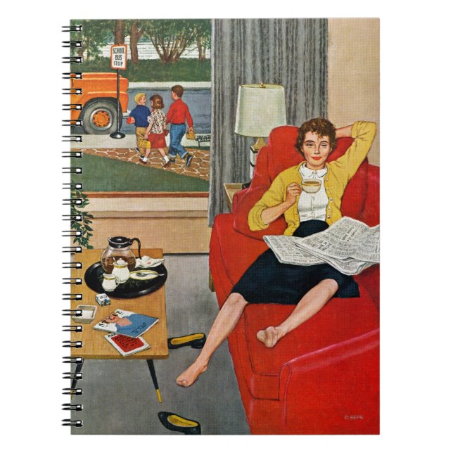 Morgonkaffeavbrott Anteckningsbok (Framsidan)