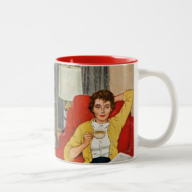 Morgonkaffeavbrott Två-Tonad Mugg (Höger)