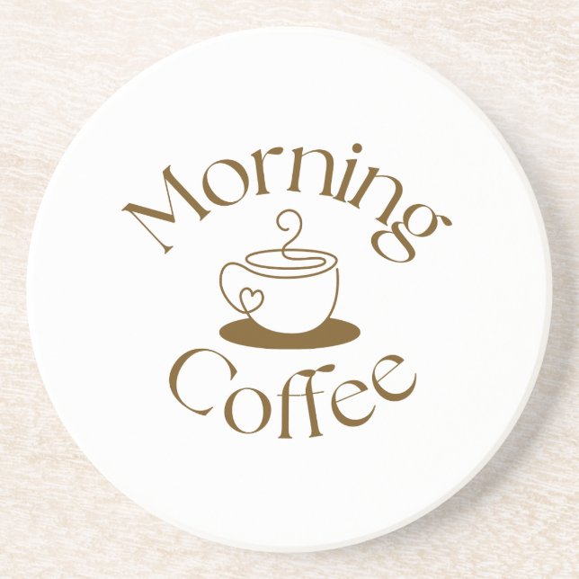 Morgonkaffegåva till kollega underlägg (Framsidan)
