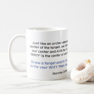 Morgonkaffeserier "vet ditt VARFÖR ", Kaffemugg