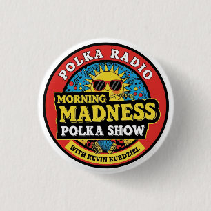 Morgonkaos Polka-show-knapp Knapp