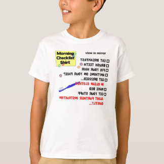 Morgonkontrollista (ungdom T) T-shirt