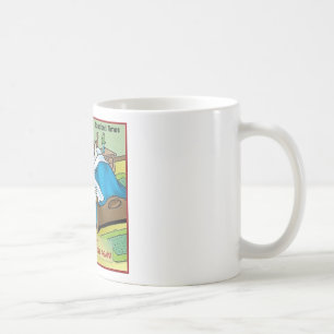 Morgonlik Luktar-Kvitto Roligt Avvikande Tecknad S Kaffemugg