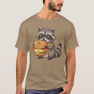 Morgonmål Råbjörn Rolig Frukostmacka T-shirt
