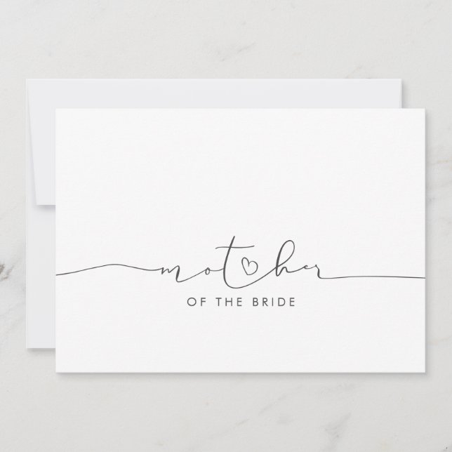 Morgonmeddelande om budens mamma Bröllop (Framsida)