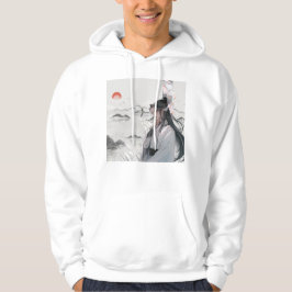 Morgonmeditation: Forskaren och Tranen Hoodie