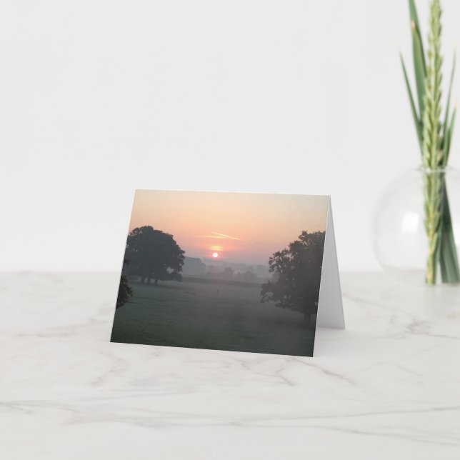 Morgonmist Helgkort (Framsida)