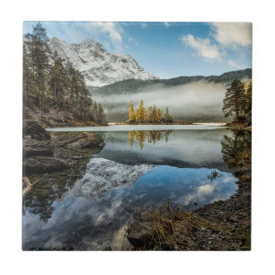MorgonMood sjö Eibsee Kakelplatta