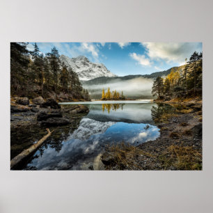 MorgonMood sjö Eibsee Poster