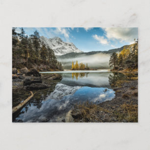 MorgonMood sjö Eibsee Vykort