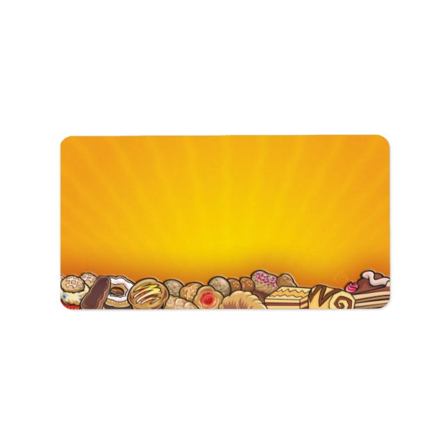 morgonpastor ~ etikett adressetikett (Framsidan)