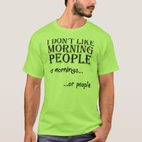 Morgonpersoner T-shirt