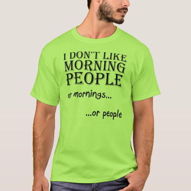 Morgonpersoner T-shirt (Framsida)
