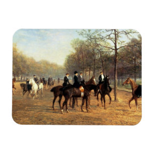 Morgonritten som är rutten ror, Hyde parken, 1894 Magnet