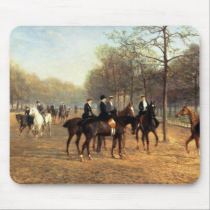Morgonritten som är rutten ror, Hyde parken, 1894 Musmatta