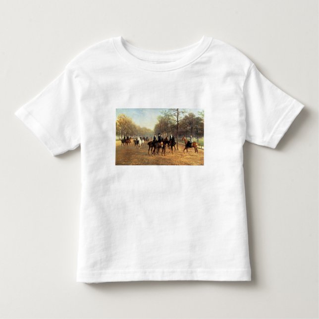 Morgonritten som är rutten ror, Hyde parken, 1894 T-shirt (Framsida)