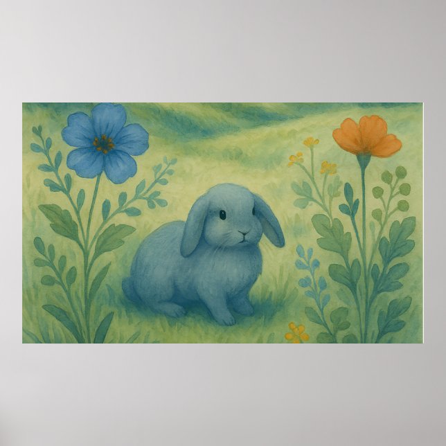 Morgonro – Akvarelläng med Bagolo Poster (Framsidan)