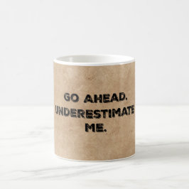 Morgonrörelsen: Underskatta mig Kaffemugg