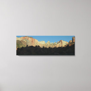 Morgonrött Sten i Zion nationalpark Canvastryck