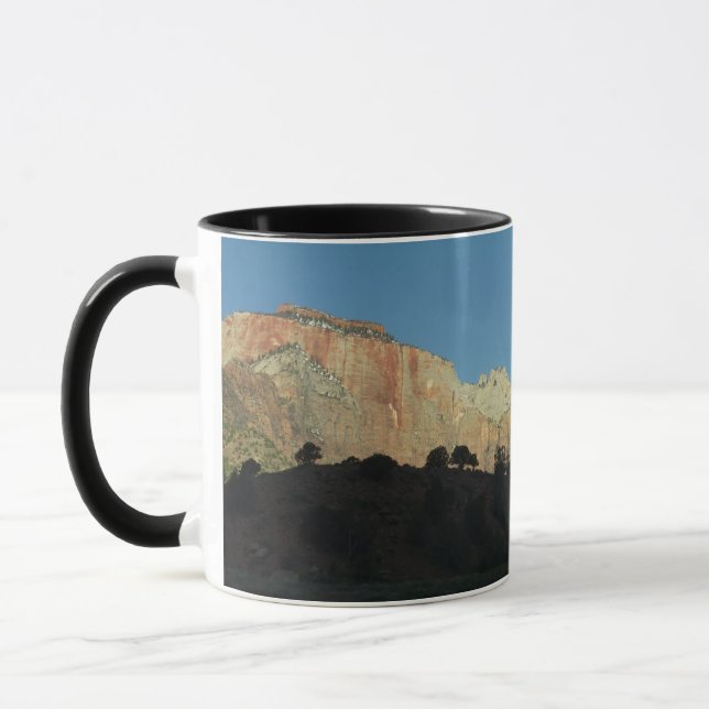 Morgonrött Sten i Zion nationalpark Mugg (Vänster)