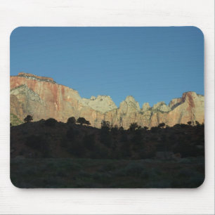 Morgonrött Sten i Zion nationalpark Musmatta