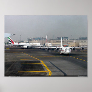 Morgonrusningstid i Dubai Poster