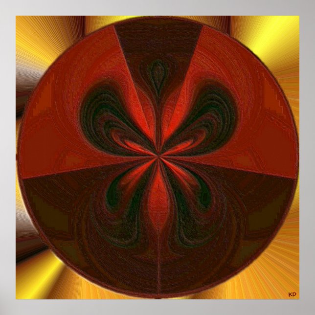 Morgonsilkeaffisch Poster (Framsidan)