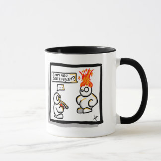 Morgonskratt - avfyra manen mugg