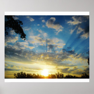 morgonsoluppgång poster
