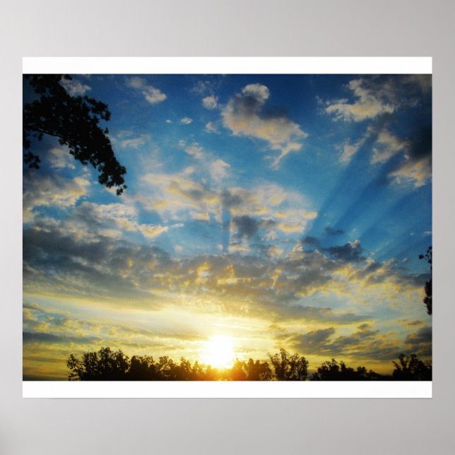 morgonsoluppgång poster (Framsidan)