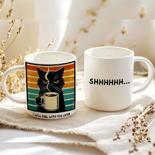 Morgonstämning Katt Kaffe Jumbo Mugg