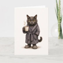 Morgonstämning Kattkort