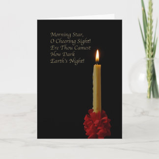 Morgonstjärna, Oh glädjande sikt Helgkort