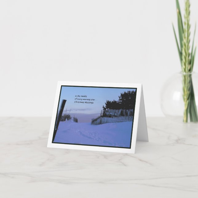 Morgonstjärnajul Helgkort (Framsida)