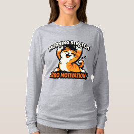 Morgonstretch, Katt Utan Motivation T Shirt