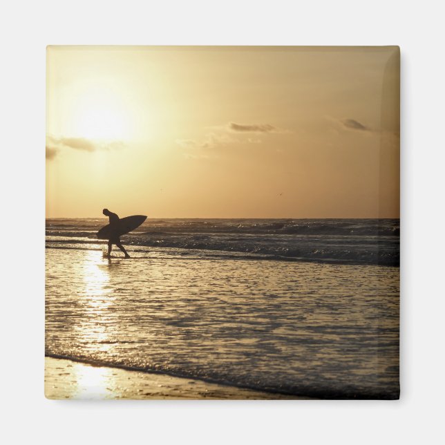 Morgonsurfare Magnet (Framsidan)