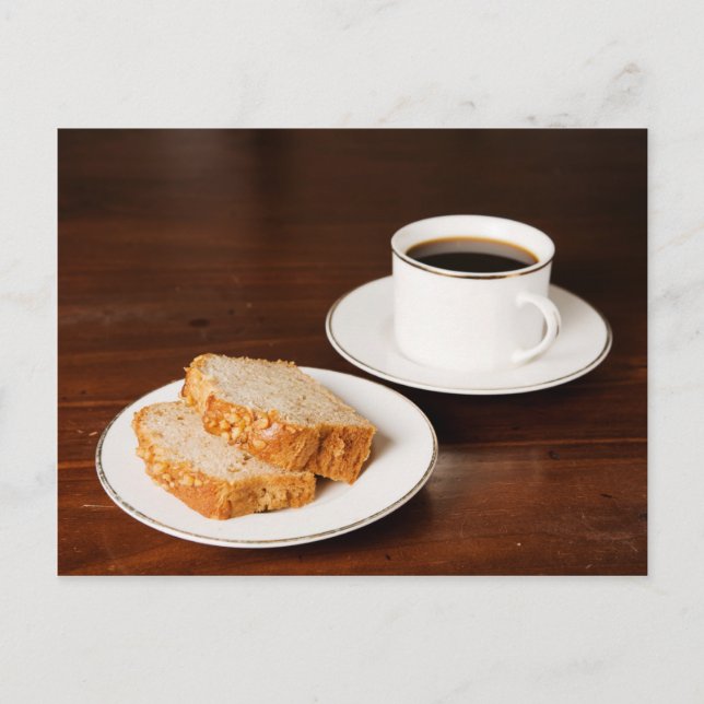 Morgonte.. Vem? Vykort (Framsida)