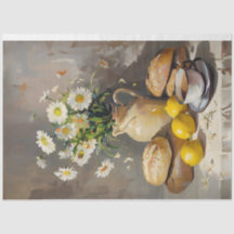 Morgontea med Daiseys Decoupage-papper