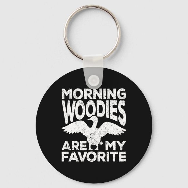 Morgonträden är min favoritjakt på Anka Nyckelring (Framsida)