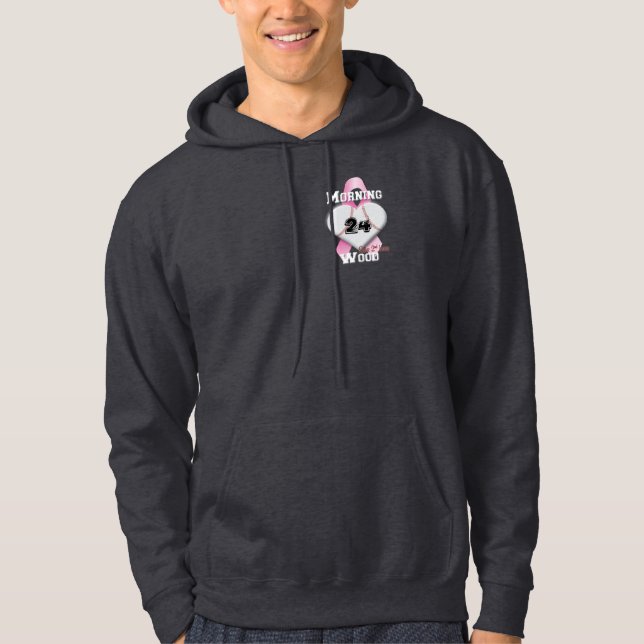 Morgonträmörk Tröja Med Luva (Framsida)