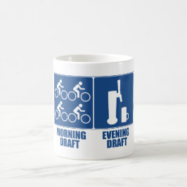 Morgonutkast, kvällsutkast kaffemugg