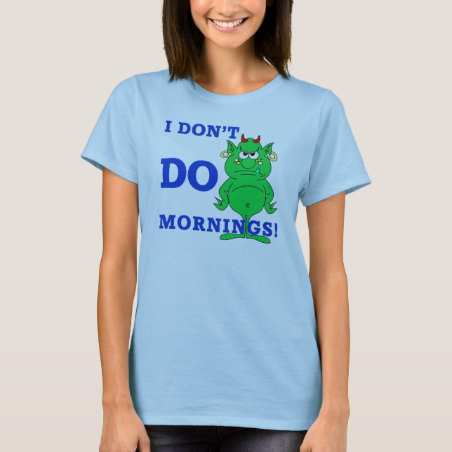 Morgonvarning Tee Shirt (Framsida)