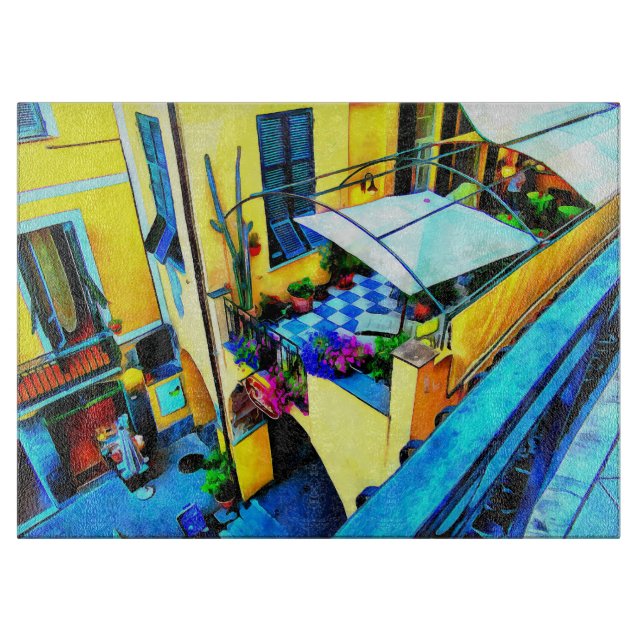 Morgonvy från en Cinque Terre Balcony (Framsidan)