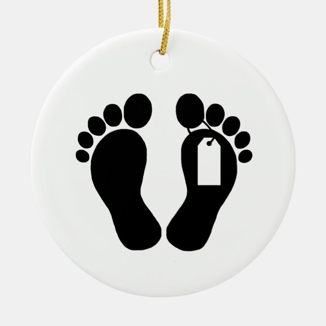 Morgue Fee Silhouette med Toe Märkre Ornament (Framsidan)
