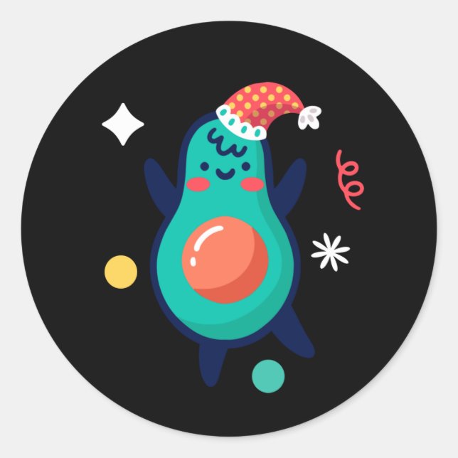 Moriah Elizabeth the dinosaur Runt Klistermärke (Framsida)