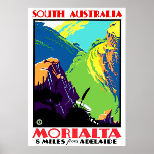 Morialta, 13 km från Adelaide, South Australia Poster