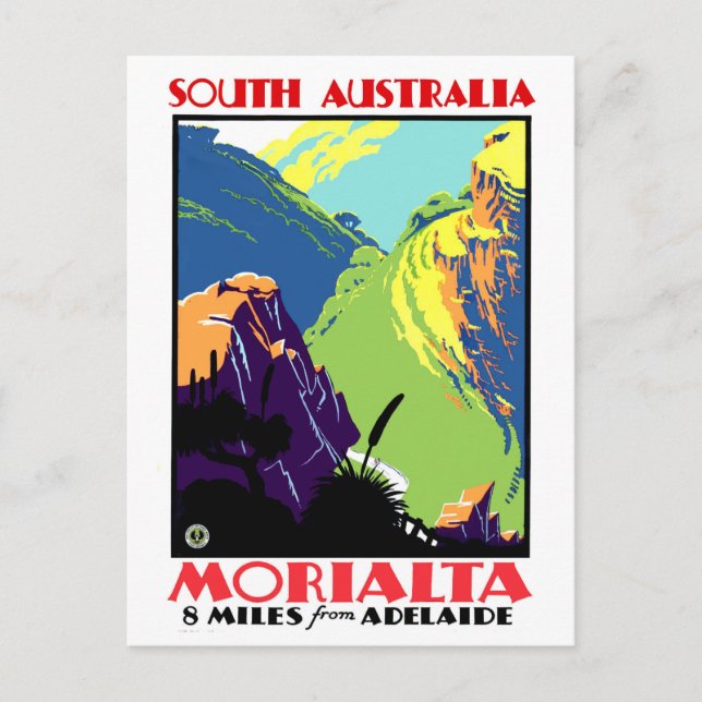 Morialta, 13 km från Adelaide, South Australia Vykort (Framsida)